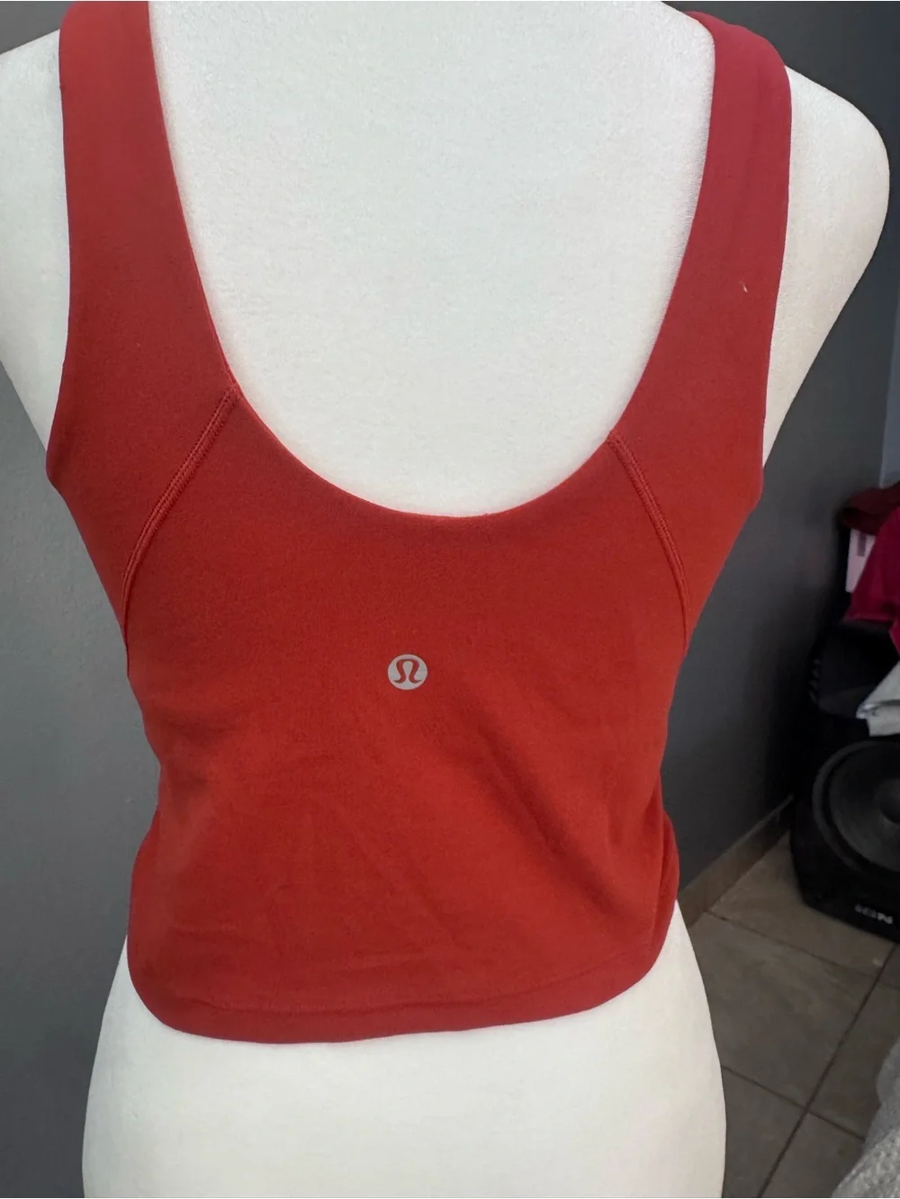 lululemon athletica orange 🍊 Cropped Tank Top